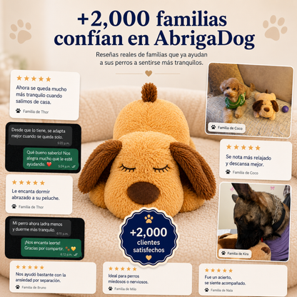 Peluche Antiestrés AbrigaDog