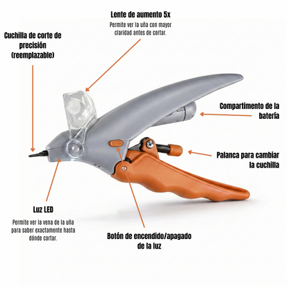 Cortauñas LED AbrigaDog